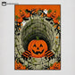 3D Halloween Pumpkin Optical Illusion Area Rug - image 6