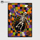 Falling Skeleton 3D Vortex Non-slip Area Rug - image 4