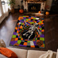 Falling Skeleton 3D Vortex Non-slip Area Rug - image 1