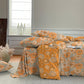 Vintage Sunflower Orange Cotton Bedding Set - image 23