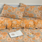 Vintage Sunflower Orange Cotton Bedding Set - image 24