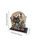 Wooden Halloween Spook Napkin Holder - Broom Skeleton Cat - 5PCS - image 6