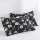 Halloween Pumpkin Ghost Reversible Cotton Blanket - Black - 2PCS Pillowcases - 20" x 36" - image 4