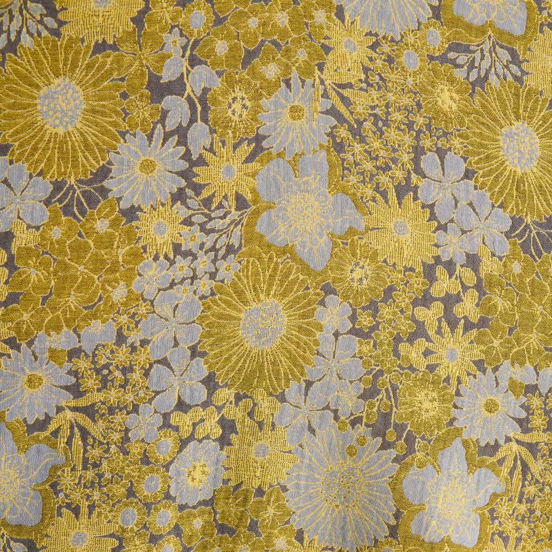 Retro Muted Floral Cotton Lounge Robe - image 6