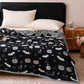 Cute Halloween Pumpkin Bat Reversible Cotton Blanket - image 3