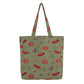 Halloween Pumpkin Bat Cotton Tote Shoulder Bag - image 6