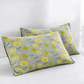 Reversible Halloween Pumpkin Ghost Cotton Blanket - Gray & Green - 2PCS Pillowcases - 20" x 36" - image 35
