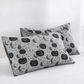 Halloween Pumpkin Ghost Reversible Cotton Blanket - White - 2PCS Pillowcases - 20" x 36" - image 10