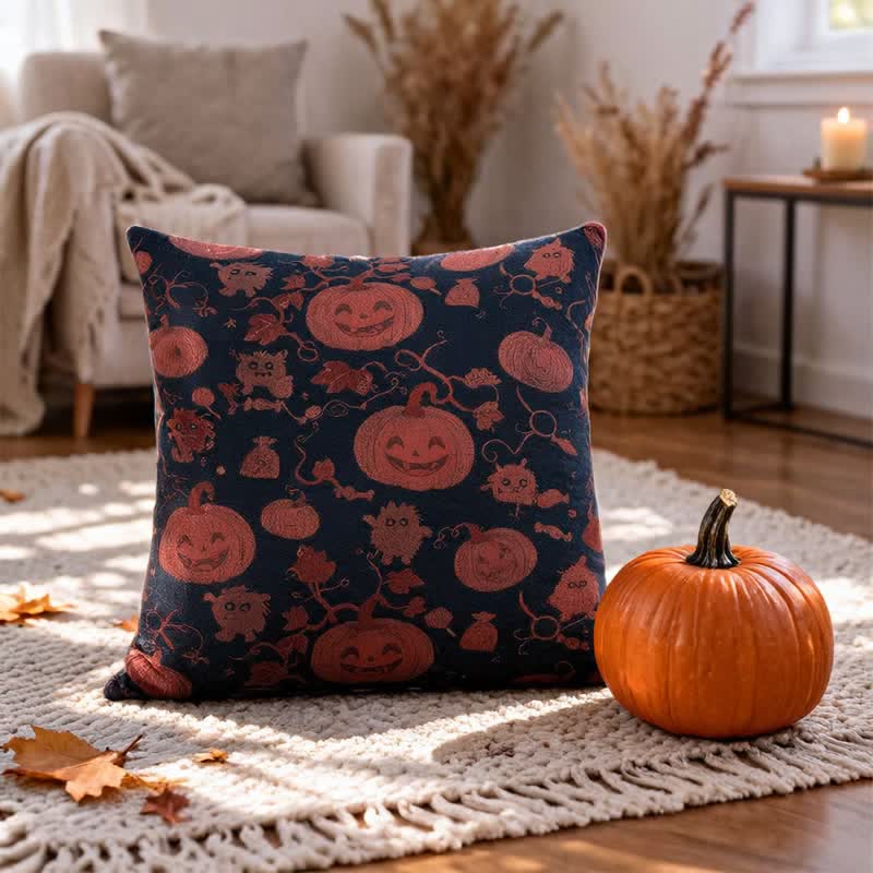 Multi‑Color Halloween Pumpkin & Monster Cotton Pillow - image 6