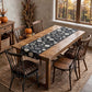 Black Halloween Pumpkin & Candy Cotton Table Runner - image 2