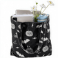 Halloween Pumpkin Cat Cotton Tote Shoulder Bag - image 1