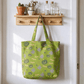 Multi‑Color Halloween Ghost Cotton Tote Bag - Green & Yellow - 14.2"W × 15.4"H × 4.1"D - image 12