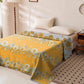 Sunflower Butterfly Cotton Gauze Reversible Bedspread - image 1