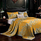 Sunflower Butterfly Cotton Gauze Reversible Bedspread - image 2