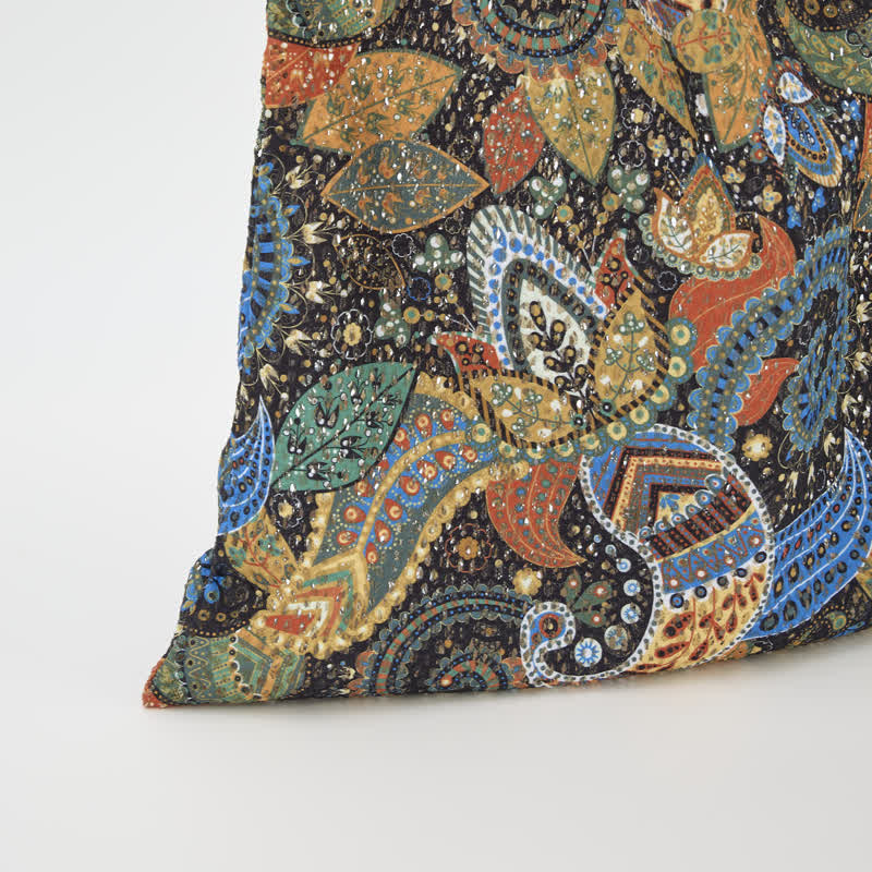 Bohemian Floral Tote Shoulder Bag - image 6