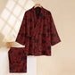 Halloween Pumpkin Cotton Kimono Pajama Set - image 3