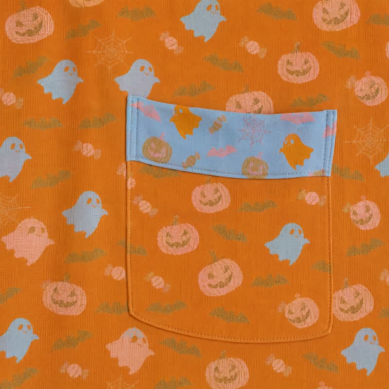 Multi‑Color Pumpkin Halloween Cotton Kimono Robe - image 4
