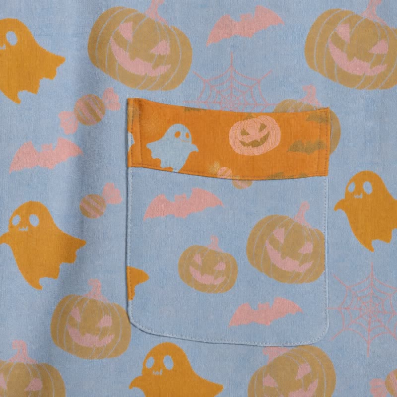 Multi‑Color Pumpkin Halloween Cotton Kimono Robe - image 9