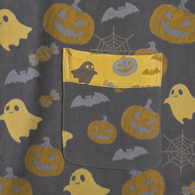 Multi‑Color Pumpkin Halloween Cotton Kimono Robe - image 19