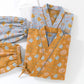 Halloween Ghost Pumpkin Cotton Kimono Pajama Set - image 5
