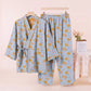 Halloween Ghost Pumpkin Cotton Kimono Pajama Set - image 10