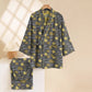 Halloween Ghost Pumpkin Cotton Kimono Pajama Set - image 27