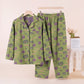 Cute Ghost Pumpkin Cotton Loungewear Set - Green & Purple - XL - image 42