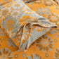 Vintage Sunflower Orange Cotton Bedding Set - image 14