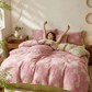 Vintage Flower Cotton Duvet Cover Set - image 3