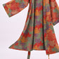 Autumn Maple Leaf Cotton Kimono Robe - image 3
