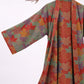 Autumn Maple Leaf Cotton Kimono Robe - image 8