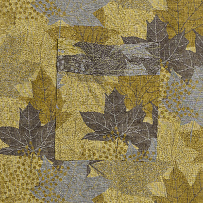 Autumn Maple Leaf Cotton Kimono Robe - image 16