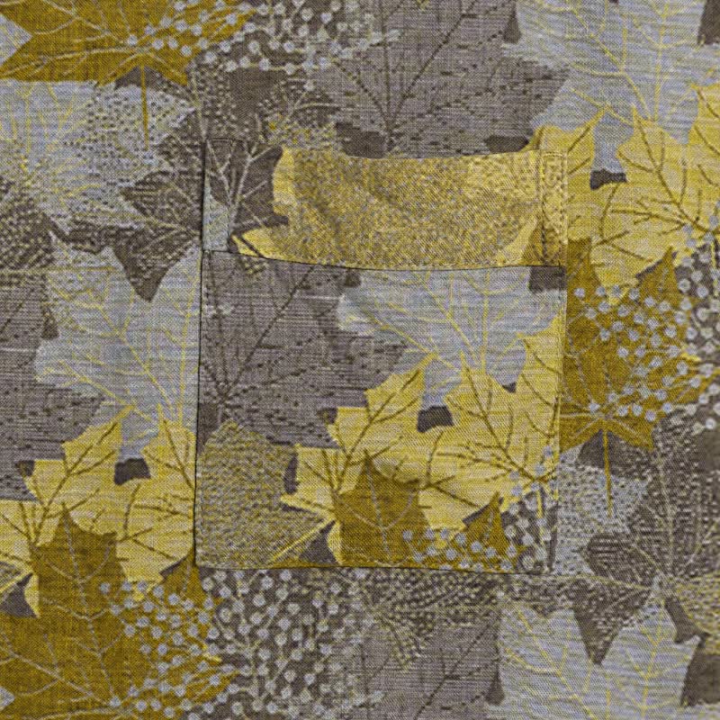 Autumn Maple Leaf Cotton Kimono Robe - image 22