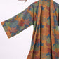 Autumn Maple Leaf Cotton Kimono Robe - image 32