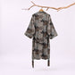 Autumn Maple Leaf Cotton Kimono Robe - image 42