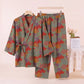 Maple Leaf Cotton Kimono Pajama Set - image 9