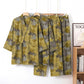 Maple Leaf Cotton Kimono Pajama Set - image 16