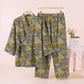 Maple Leaf Cotton Kimono Pajama Set - image 25