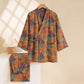 Maple Leaf Cotton Kimono Pajama Set - image 34