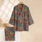 Maple Leaf Cotton Kimono Pajama Set - image 42