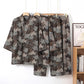 Maple Leaf Cotton Kimono Pajama Set - image 48