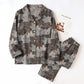 Fall Maple Leaf Cotton Loungewear Set - image 41