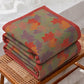 Colorful Fall Maple Leaf Cotton Blanket - image 5