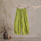 Green Ginkgo Leaf Cotton Pajama Pants - image 1