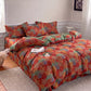 Colorful Maple Leaf Cotton Duvet Cover Bedding Set - image 2