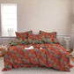 Colorful Maple Leaf Cotton Duvet Cover Bedding Set - image 4