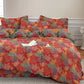 Colorful Maple Leaf Cotton Duvet Cover Bedding Set - image 1