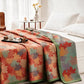 Colorful Fall Maple Leaf Cotton Blanket - image 2
