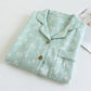 Cotton Gauze Leaf Print Pajama Set - image 3
