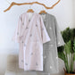 Couple Deer Cotton Gauze Kimono Bathrobe - image 0